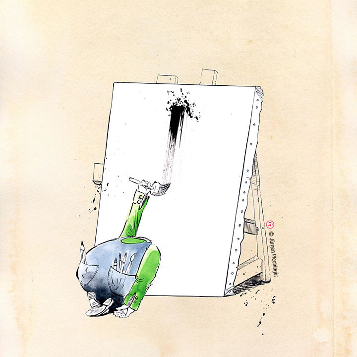 »Action Painting« by Jürgen Plechinger